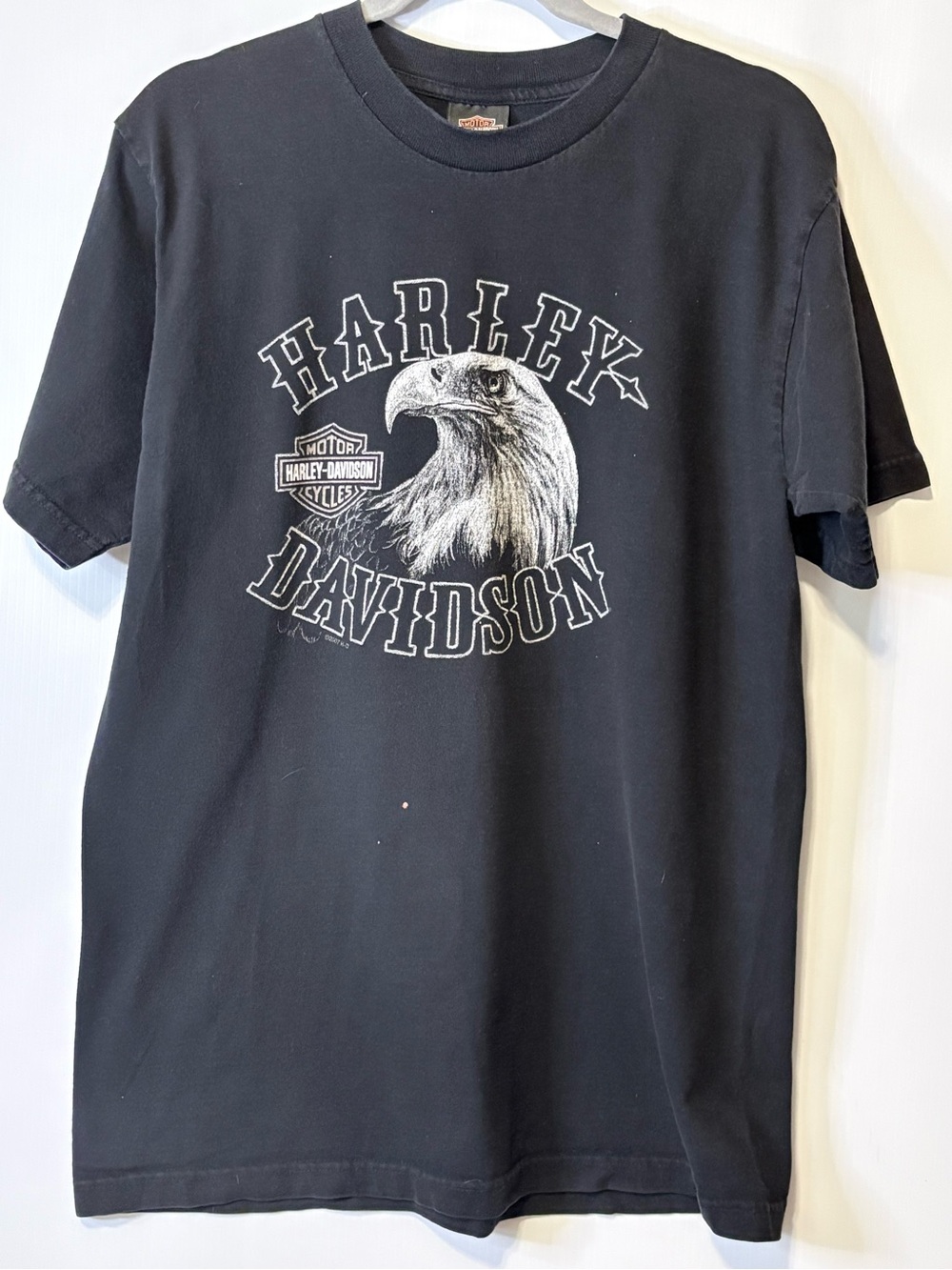 Harley-Davidson Vintage Black Tee with Eagle Graphic